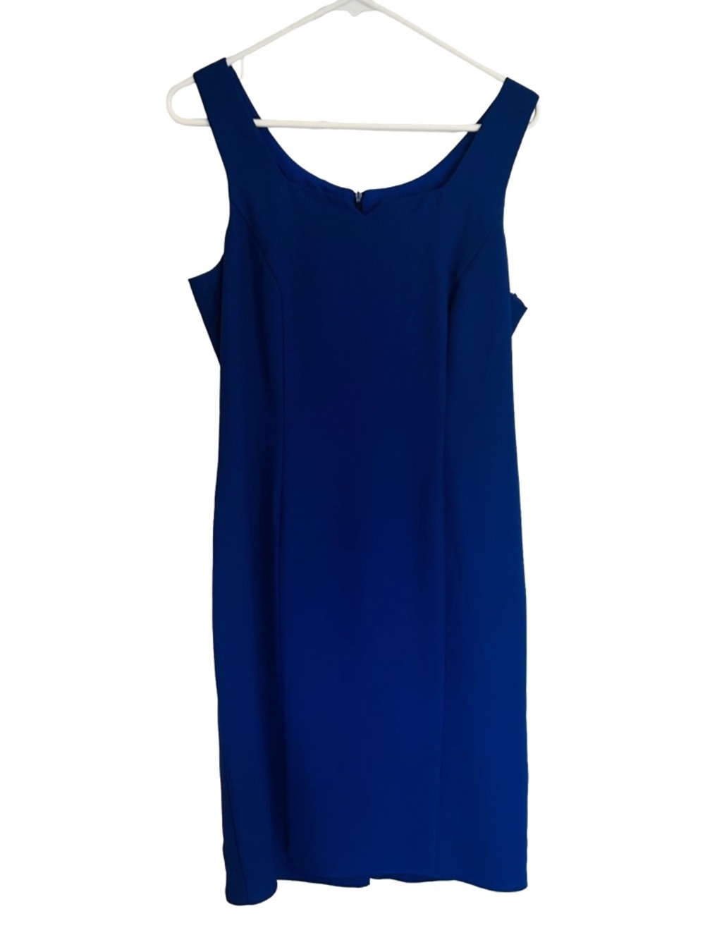 Mark Edward Collection Classic Sleeveless Royal Blue Sheath Dress. size 14